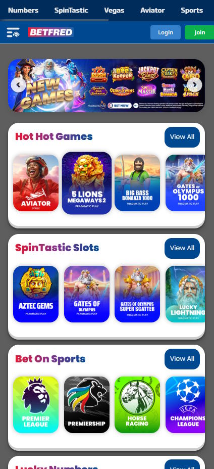 betfred home page south africa