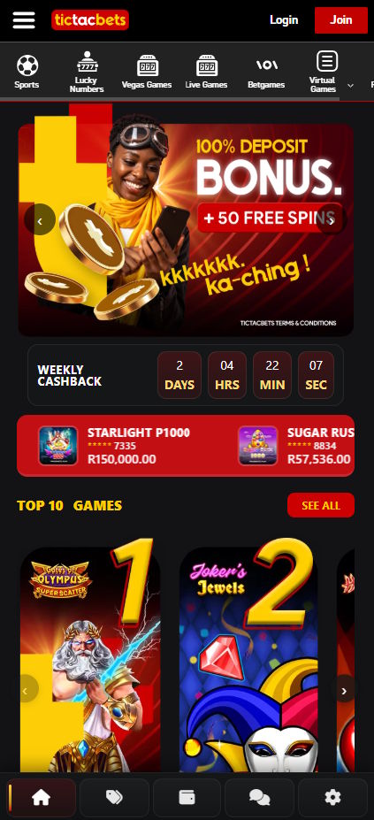 tic tac bets betting site homepage