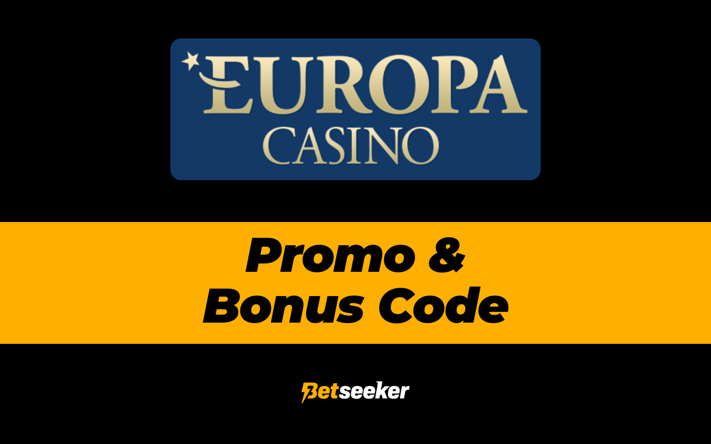 europa casino promo code welcome bonus betseeker za